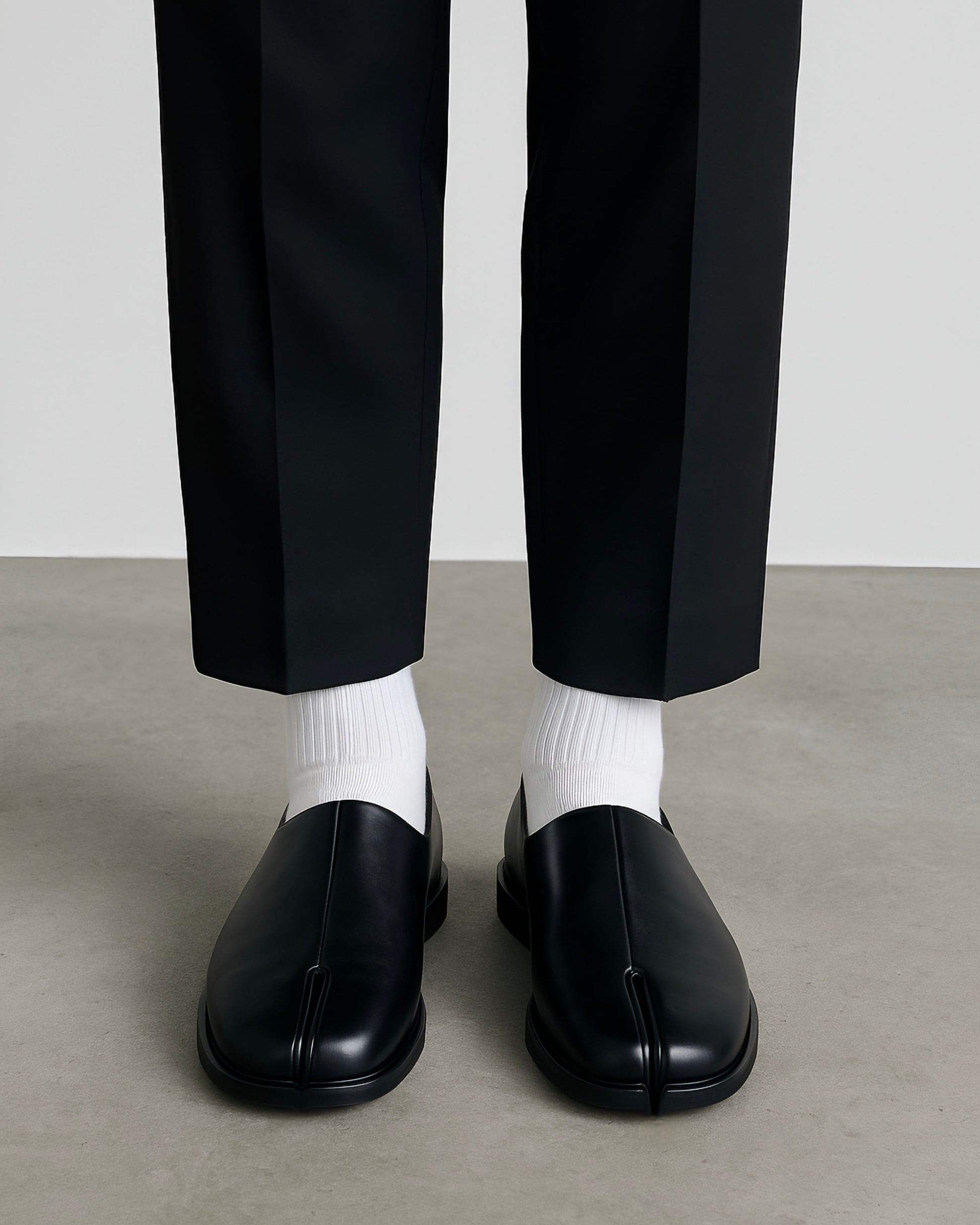 Mocassins Tabi en cuir véritable
