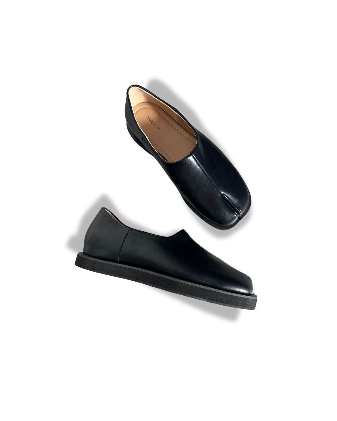 Mocassins Tabi en cuir véritable