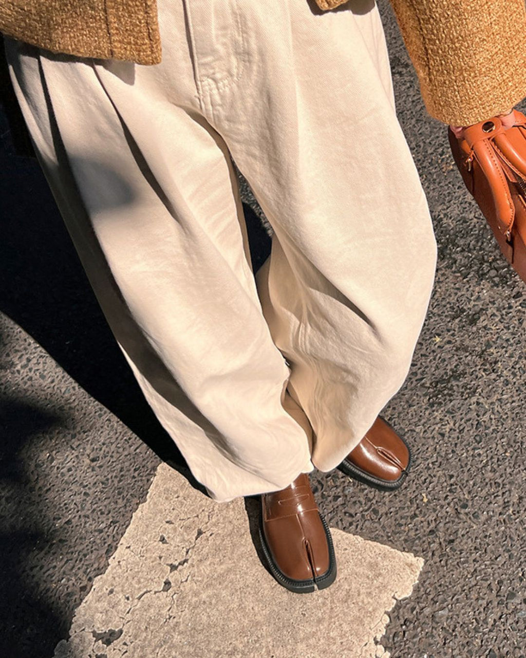 Mocassins à plateforme Tabi